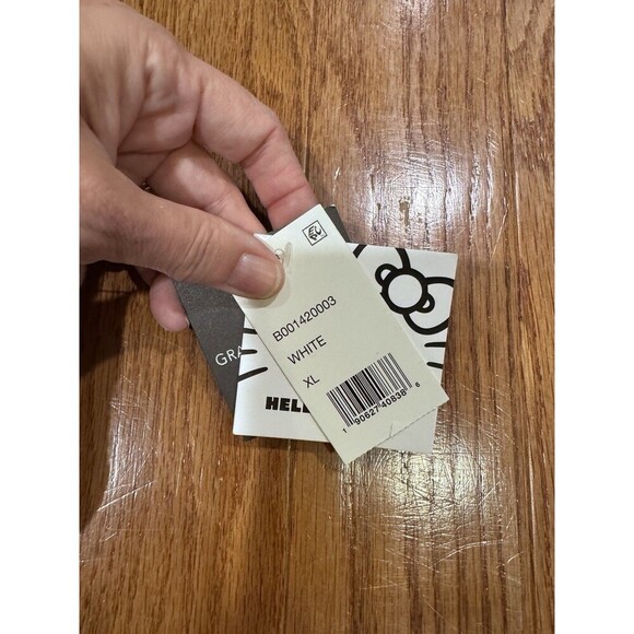 Grayson Threads Juniors Hello Kitty Cozy Waffle Knit Foldover Waist Pants XL NEW - Picture 4 of 7